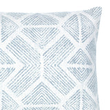 Elaine Smith Bakuba Stream Lumbar Blue Pillow