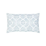Elaine Smith Bakuba Stream Lumbar Blue Pillow
