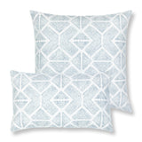 Elaine Smith Bakuba Stream Lumbar Blue Pillow