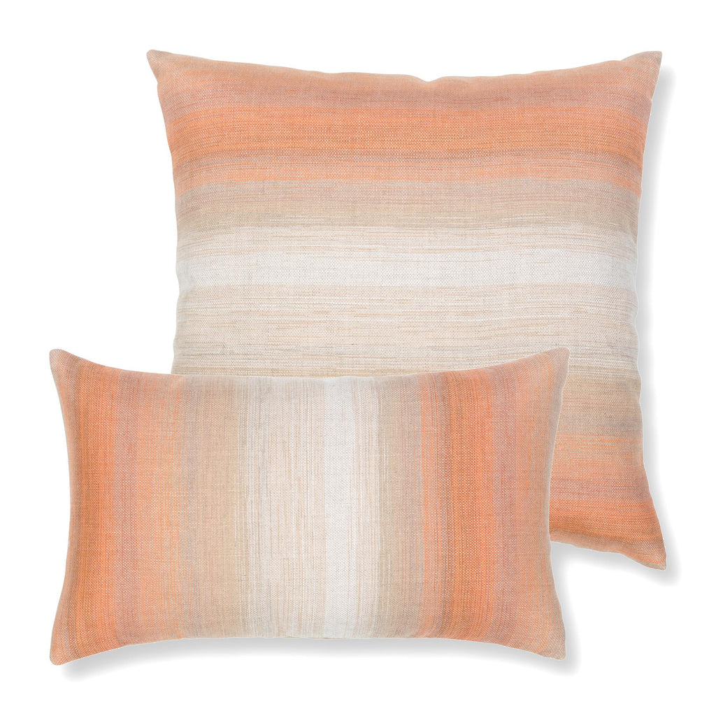 Elaine Smith Horizon Sunset Lumbar Orange Pillow