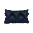 Elaine Smith Tavarua Indigo Lumbar Blue Pillow