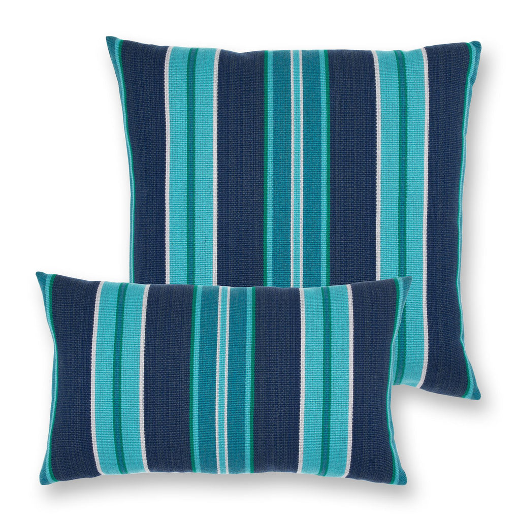Elaine Smith Fortitude Deep Sea Blue Pillow