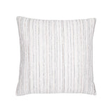 Elaine Smith Luxe Stripe Pebble White Pillow