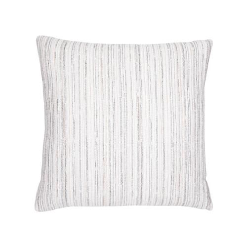 Elaine Smith Luxe Stripe Pebble White Pillow