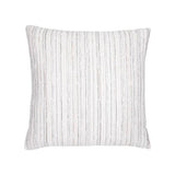 Elaine Smith Luxe Stripe Pebble White Pillow