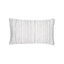 Elaine Smith Luxe Stripe Pebble Lumbar White Pillow