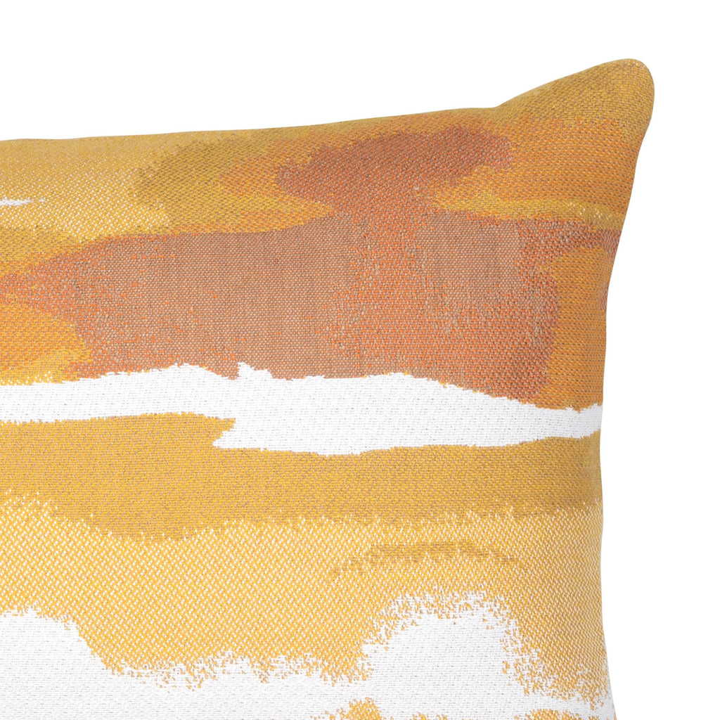 Elaine Smith Impression Sunrise Lumbar Yellow Pillow