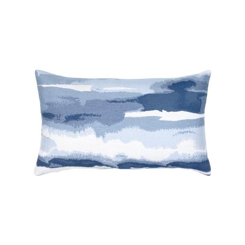 Elaine Smith Impression Lake Lumbar Blue Pillow DecoratorsBest