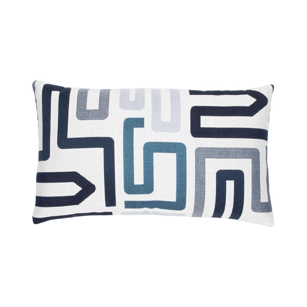 Elaine Smith Agility Ease Lumbar Blue Pillow