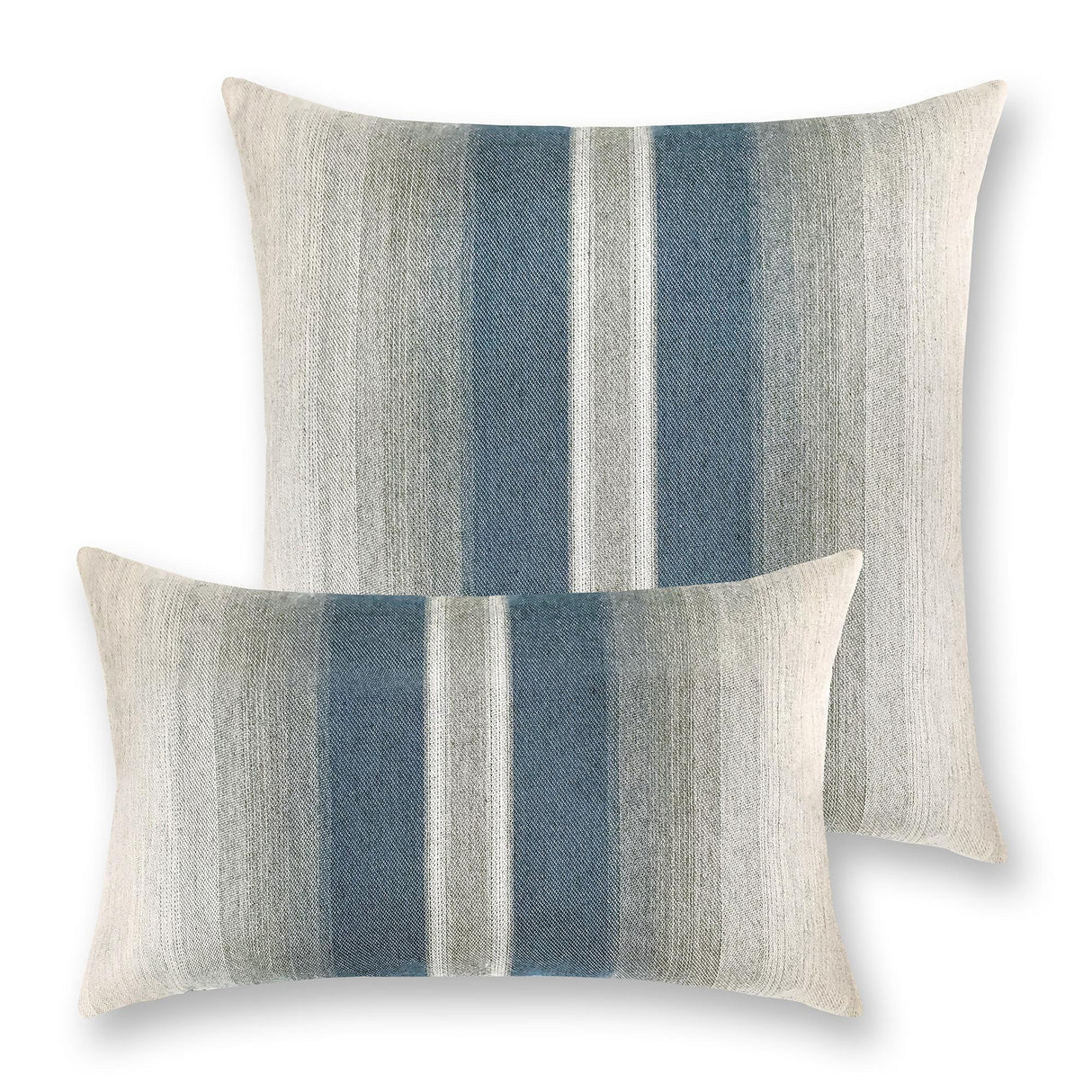 Elaine Smith Ombre Indigo Lumbar Blue Pillow