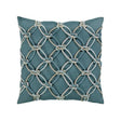 Elaine Smith Lagoon Rope Blue Pillow
