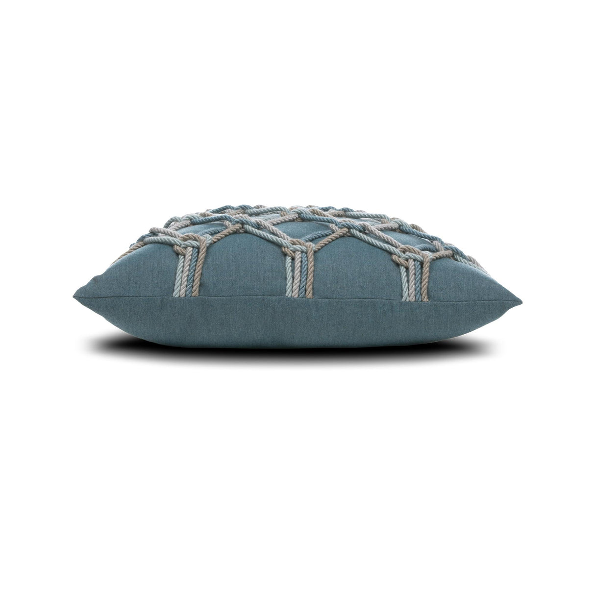 Elaine Smith Lagoon Rope Blue Pillow