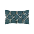 Elaine Smith Lagoon Rope Lumbar Blue Pillow