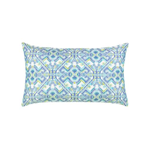 Elaine Smith Delphi Lumbar Blue Pillow