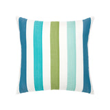 Elaine Smith Rhodes Stripe Blue Pillow