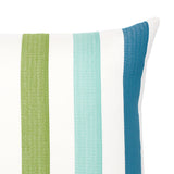 Elaine Smith Rhodes Stripe Blue Pillow