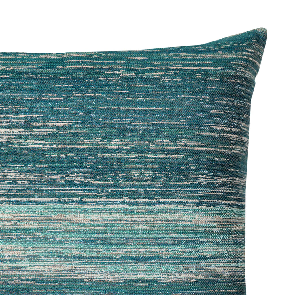 Elaine Smith Textured Lagoon Blue Pillow
