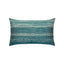 Elaine Smith Textured Lagoon Lumbar Blue Pillow