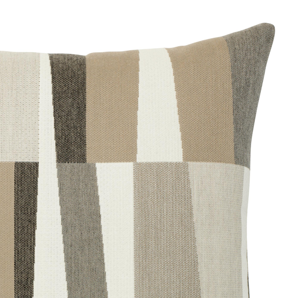 Elaine Smith Strata Grigio Brown Pillow