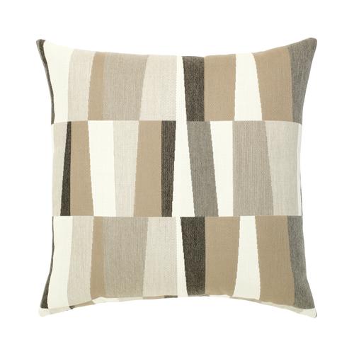 Elaine Smith Strata Grigio Brown Pillow