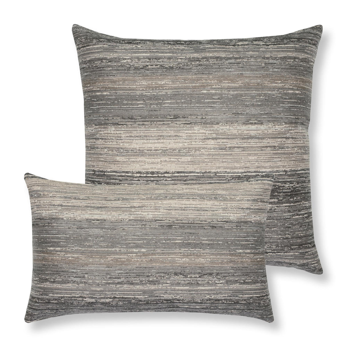 Elaine Smith Textured Grigio Gray Pillow