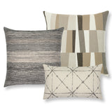 Elaine Smith Textured Grigio Gray Pillow