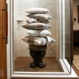 Elaine Smith Textured Grigio Gray Pillow