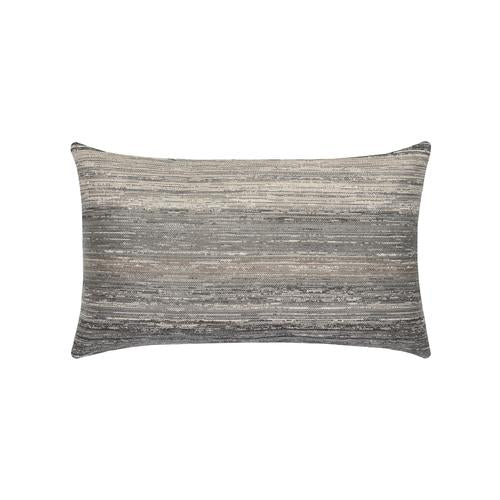 Elaine Smith Textured Grigio Lumbar Gray Pillow