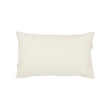 Elaine Smith Aqua Rope Lumbar Ivory Pillow