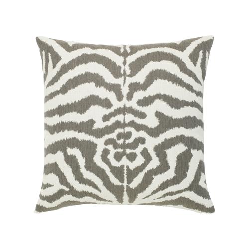 Elaine Smith Zebra Gray Gray Pillow