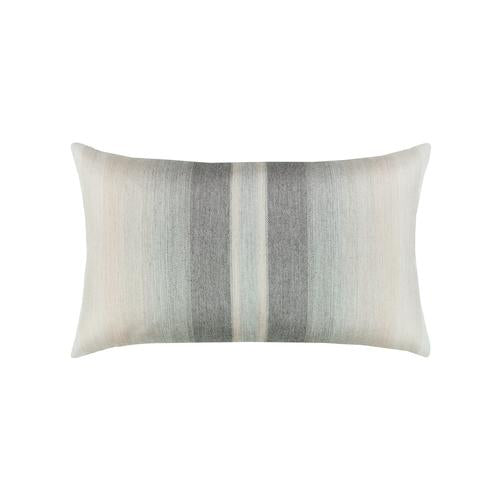 Elaine Smith Ombre Grigio Lumbar Gray Pillow