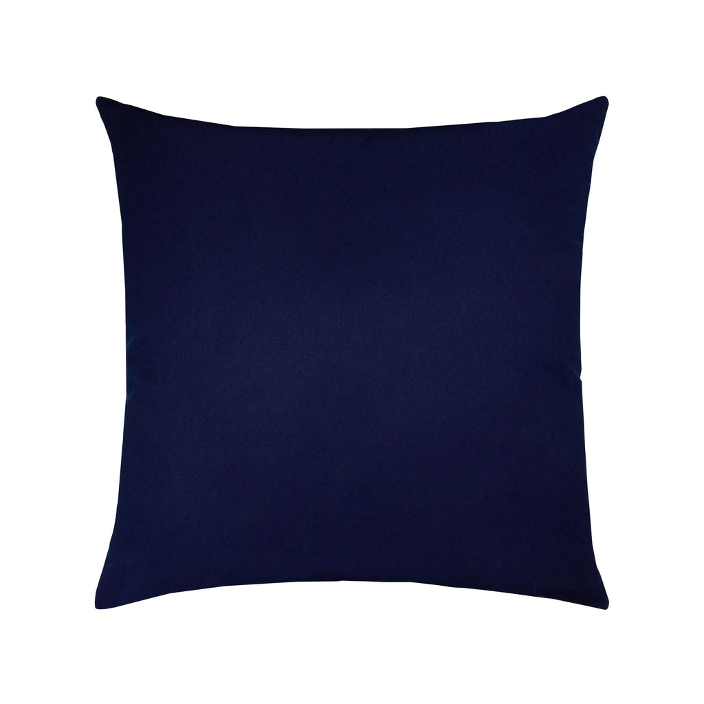 Elaine Smith Basketweave Navy Blue Pillow