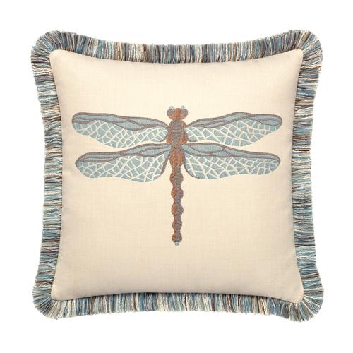 Elaine Smith Dragonfly Pillow