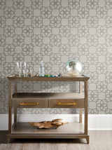 Antonina Vella Serendipity Gray/Silver Wallpaper