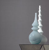 Antonina Vella Gossamer Woven Silver/Blue Wallpaper