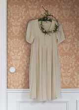 A-Street Prints Berit Floral Crest Coral Wallpaper