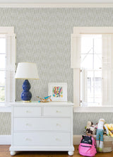 A-Street Prints Erik Building Blocks Light Grey Wallpaper