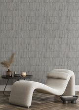 Brewster Home Fashions Buck Horizontal Silver Wallpaper