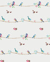 Seabrook Sweet Tweet Multicolored Wallpaper