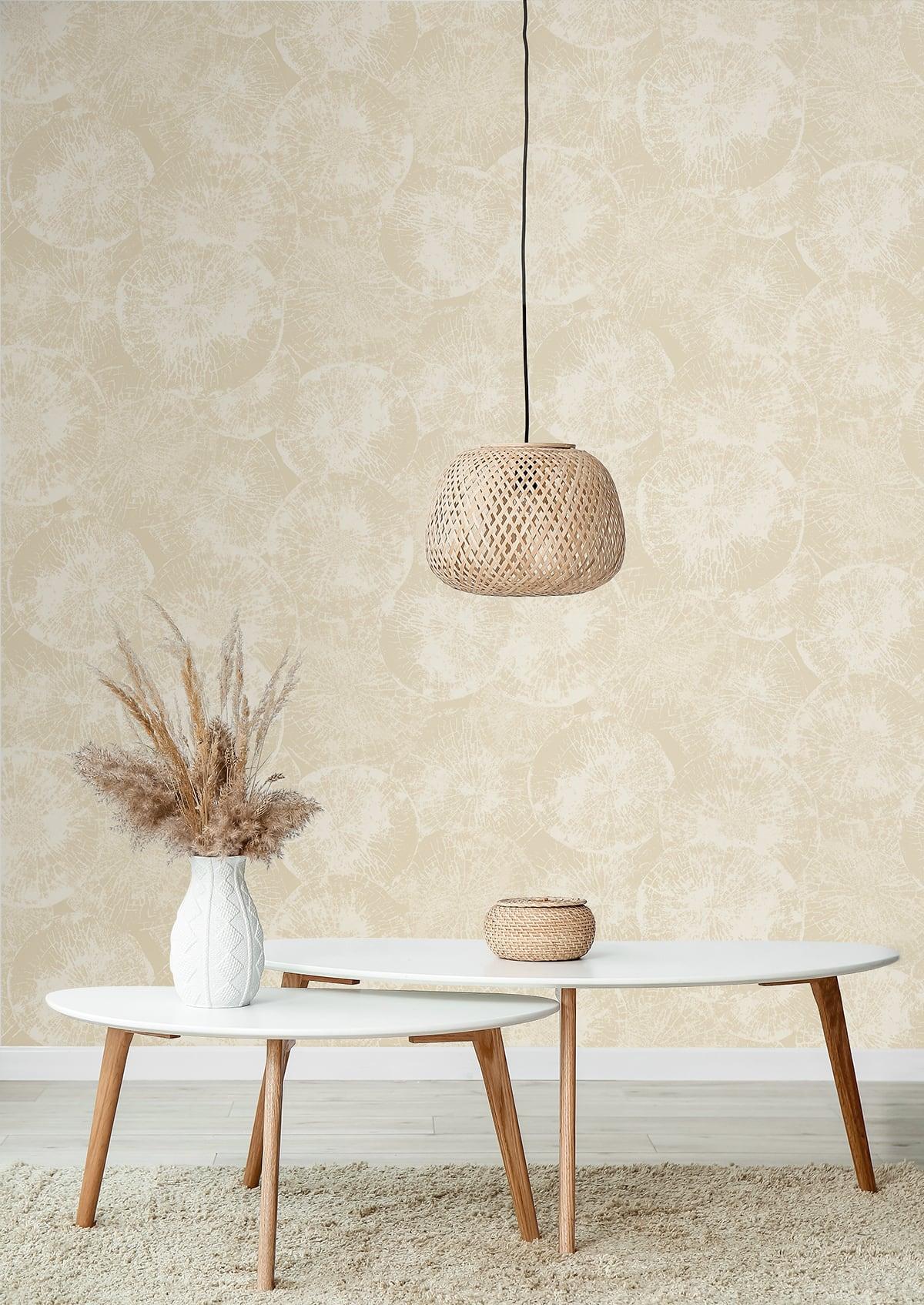 Seabrook Eren Beige Wallpaper