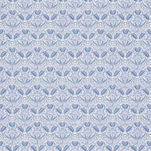 G P & J Baker IRIS MEADOW COTTON BLUE Fabric