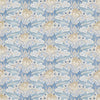 G P & J Baker Tulip & Jasmine Cotton Blue Fabric