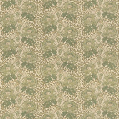 G P & J Baker LITTLE BRANTWOOD GREEN Fabric