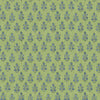 G P & J Baker Poppy Sprig Green/Blue Wallpaper