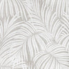 Kravet Leaf Paperweave Silver Wallpaper