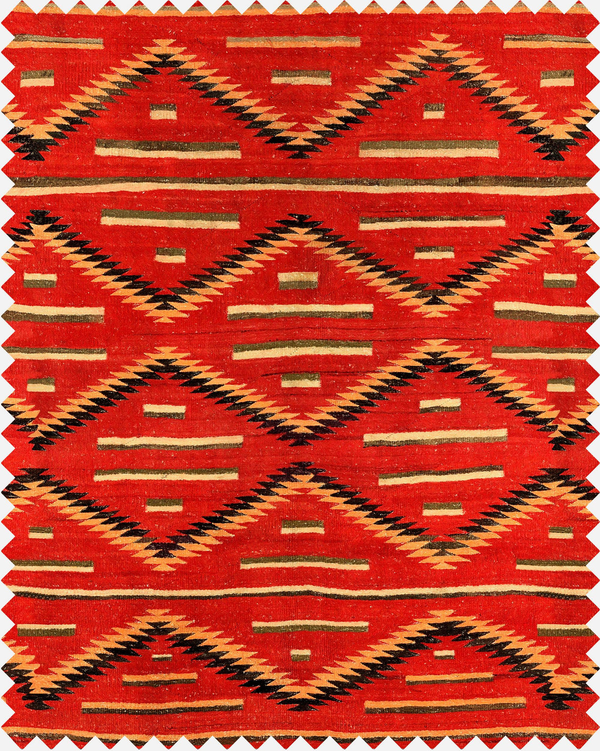 MindTheGap EYEDAZZLER NAVAJO RED/YELLOW/BLACK Fabric