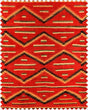 MindTheGap EYEDAZZLER NAVAJO RED/YELLOW/BLACK Fabric