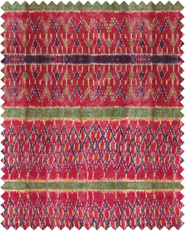 MindTheGap LAKAI RED/GREEN/YELLOW Fabric