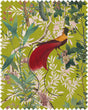 MindTheGap ROYAL GARDEN Green Velvet GREEN/TAUPE/BROWN Fabric