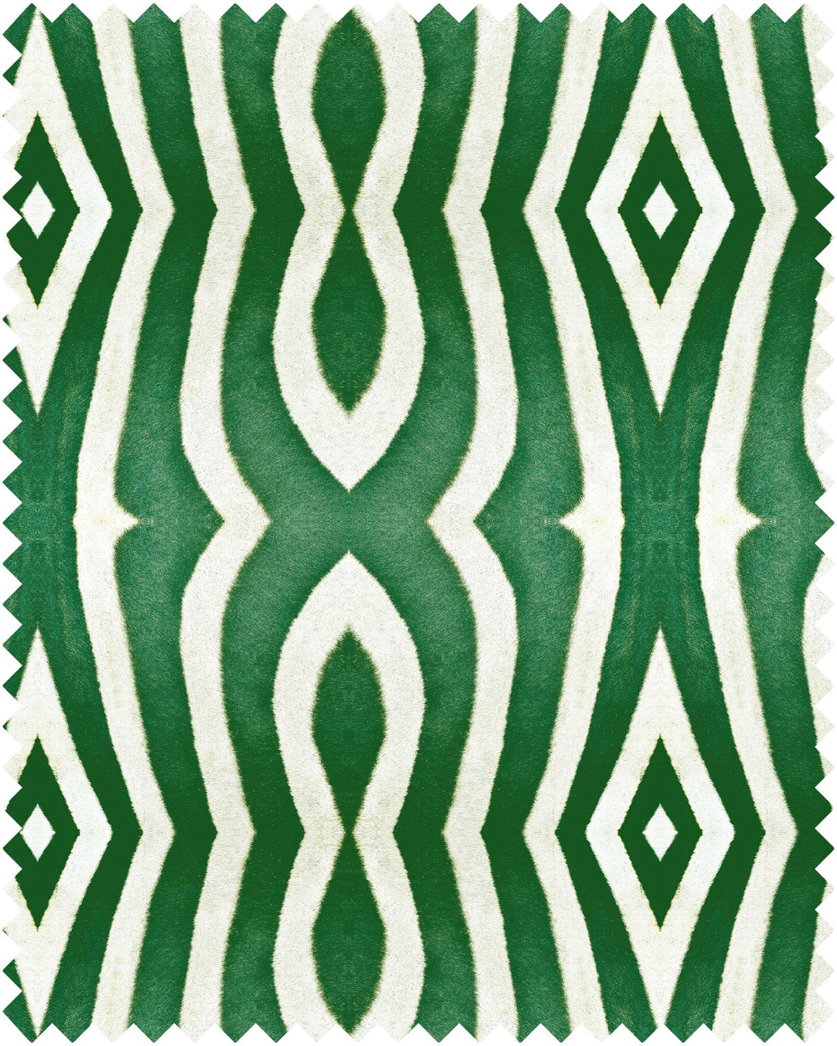 MindTheGap RIVERSIDE GREEN/WHITE Fabric